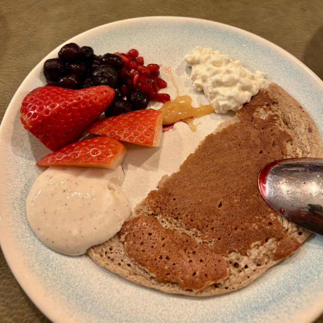 Sourdough Protein Pancakes